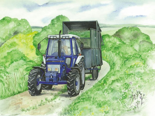 10 Ford and Silage Cart