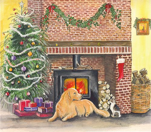 158 Christmas Retriever