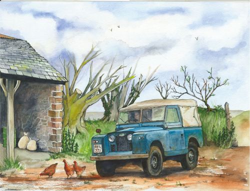 171 Land Rover Series 2 Blue
