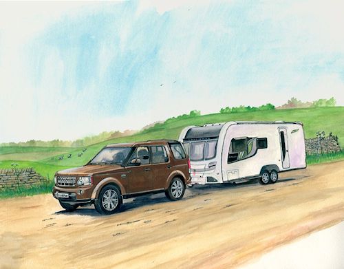 228 Land Rover Discovery & Caravan