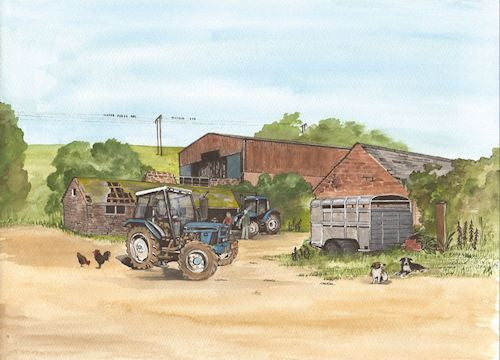 317  Quiet Farmyard