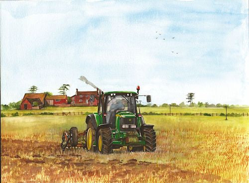 332  John Deere Working