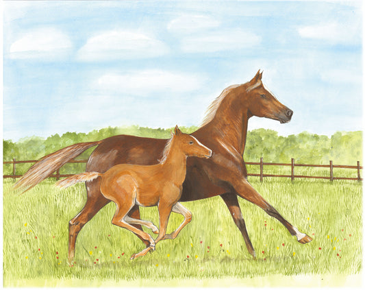370 Horse and Foal
