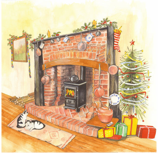 388 Christmas Fireplace