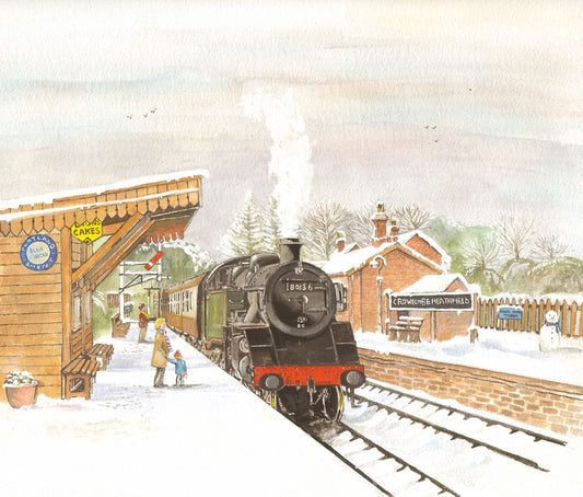 456 - CROWCOMBE HEATHFIELD IN THE SNOW
