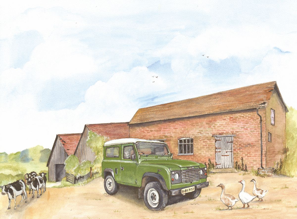 458 GREEN LAND ROVER DEFENDER