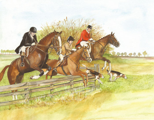 472 HUNT CHASING THE SCENT