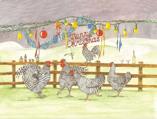 474 CHICKENS CHRISTMAS PARTY-TIME