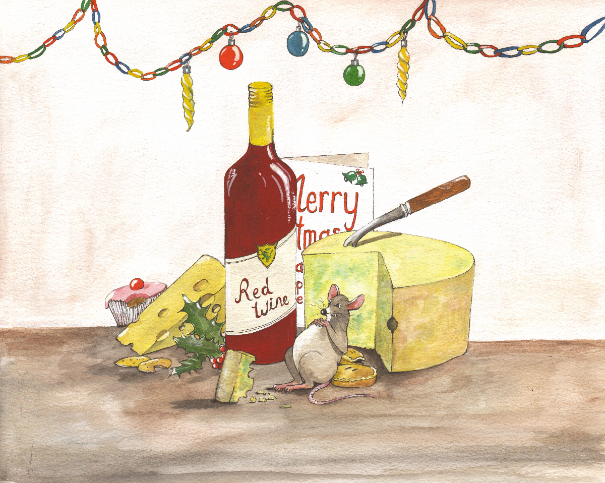 504  Mouse Cheese and Wine