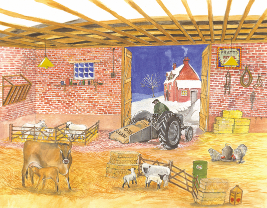 536 - Winter Barn